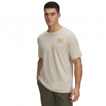 Under Armour Mens Walleye Short Sleeve - Sandstorm / Gold League - M
