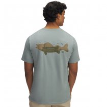 Under Armour Mens Walleye Short Sleeve - Silica Green / Coyote - L