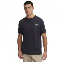 Under Armour Mens Bass Short Sleeve - Anthracite / Silica Green - M