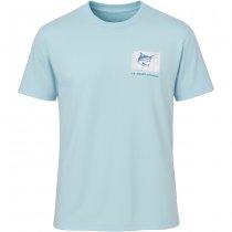 Under Armour Mens Marlin Capture Flag Short Sleeve - Stream / White - S