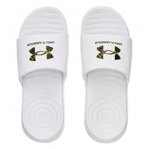 Under Armour Ansa Graphic Logo Slides - White - 12