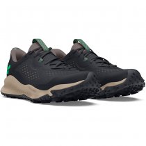 Under Armour Mens Charged Maven Trail Running Shoes - Black / Fresh Clay / Vapor Green - 8.5
