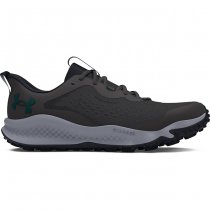 Under Armour Mens Charged Maven Trail Running Shoes - Castlerock / Black / Hydro Teal - 9