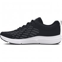 Under Armour Mens Charged Assert 10 Running Shoes - Black / White - 8