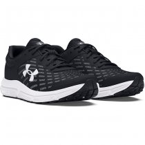 Under Armour Mens Charged Assert 10 Running Shoes - Black / White - 8