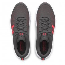Under Armour Mens Charged Assert 10 Running Shoes - Castlerock / Castlerock / Racer Red - 11
