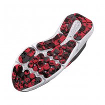 Under Armour Mens Charged Assert 10 Running Shoes - Castlerock / Castlerock / Racer Red - 13