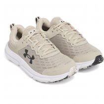 Under Armour Mens Charged Assert 10 Running Shoes - Khaki Base / Khaki Base / Black - 11