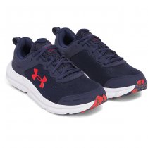 Under Armour Mens Charged Assert 10 Running Shoes - Navy Blue / Navy Blue / Red - 9