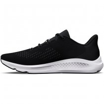 Under Armour Mens Charged Pursuit 3 Big Logo Running Shoes - Black / White - 9