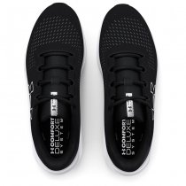 Under Armour Mens Charged Pursuit 3 Big Logo Running Shoes - Black / White - 9.5