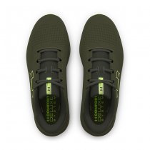 Under Armour Mens Charged Pursuit 3 Big Logo Running Shoes - Olive / Baroque Green / Morph Green - 7.5