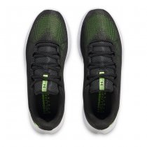 Under Armour Mens Charged Speed Swift Running Shoes - Black / Black / Hyper Green - 9.5