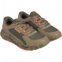 Under Armour Mens Bandit Trail 3 Running Shoes - Marine OD Green / Bayou / Ares Red - 11.5