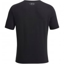Under Armour Mens Freedom Left Chest T-Shirt - Black / Titan Grey - L