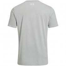 Under Armour Mens Freedom Left Chest T-Shirt - Steel Heather / White - L