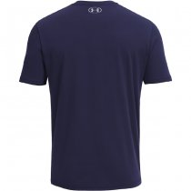 Under Armour Mens Freedom Left Chest T-Shirt - Navy Blue / Steel - M