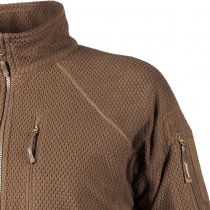 Helikon-Tex Alpha Tactical Grid Fleece Jacket - Coyote - S