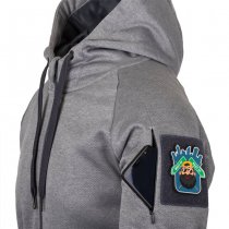 Helikon-Tex Urban Tactical Hoodie FullZip - Melange Black-Grey - 2XL