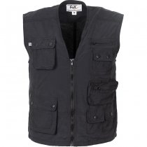 FoxOutdoor Microfiber Outdoor Vest - Black - 2XL