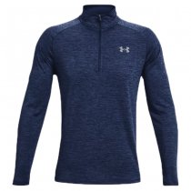 Under Armour Tech 1/2 Zip Long Sleeve - Blue / Grey - S