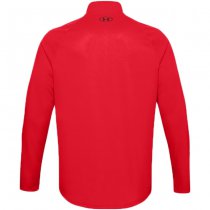 Under Armour Tech 1/2 Zip Long Sleeve - Red - S