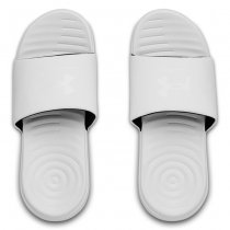 Under Armour Womens UA Ansa Fixed Slides - White - 9