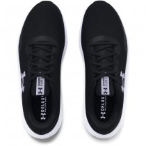 Under Armour Womens UA Charged Pursuit 3 Running Shoes - Black / White - 10.5